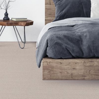 Soft beige carpet flooring in a Miamisburg, OH living room at Flooring America Design Center